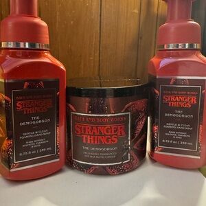 Bath & Body Works HandSoap & Candle The Demogorgon NWT